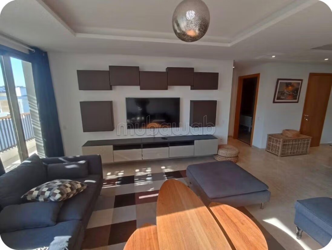Appartement meublé 170 m² à louer à Rabat — Photo 23
