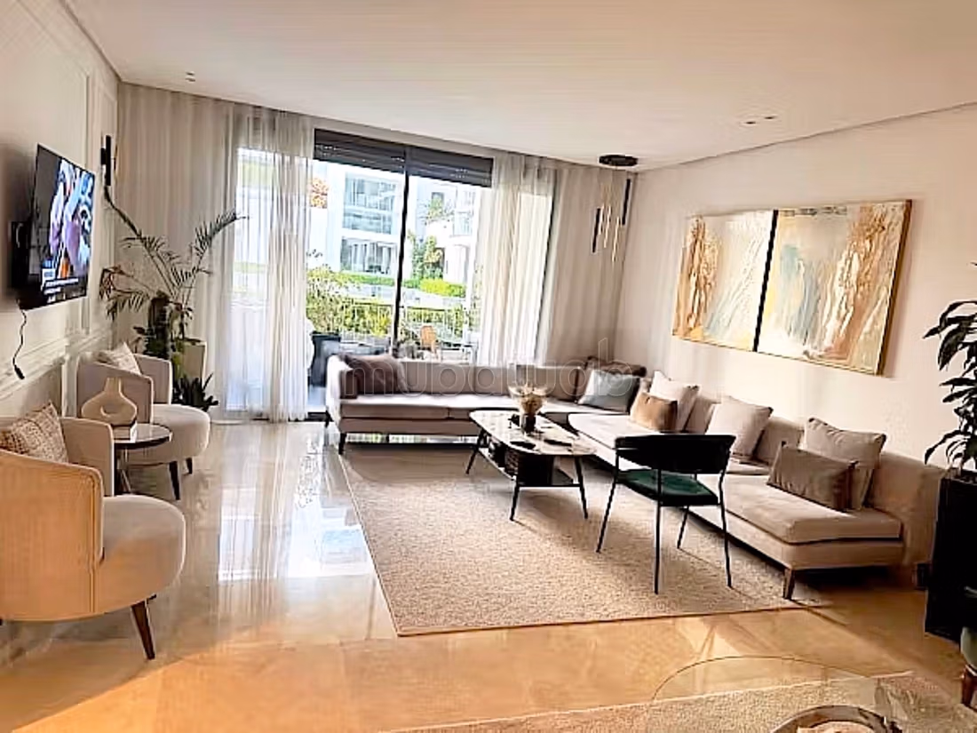 Appartement meublé 160 m² à louer à Rabat - Orangeraie Souissi — Photo 8