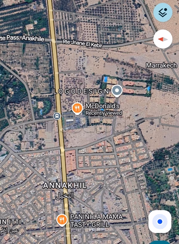 Terrain 500 m² à vendre à Ennakhil Palmeraie, Marrakech — Photo 4
