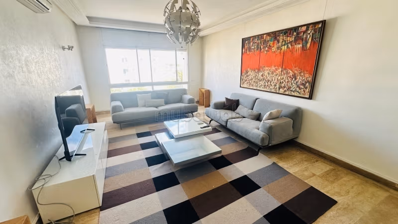 شقة مفروشة للإيجار في الرباط (حي الرياد) 120 م² — Photo 11