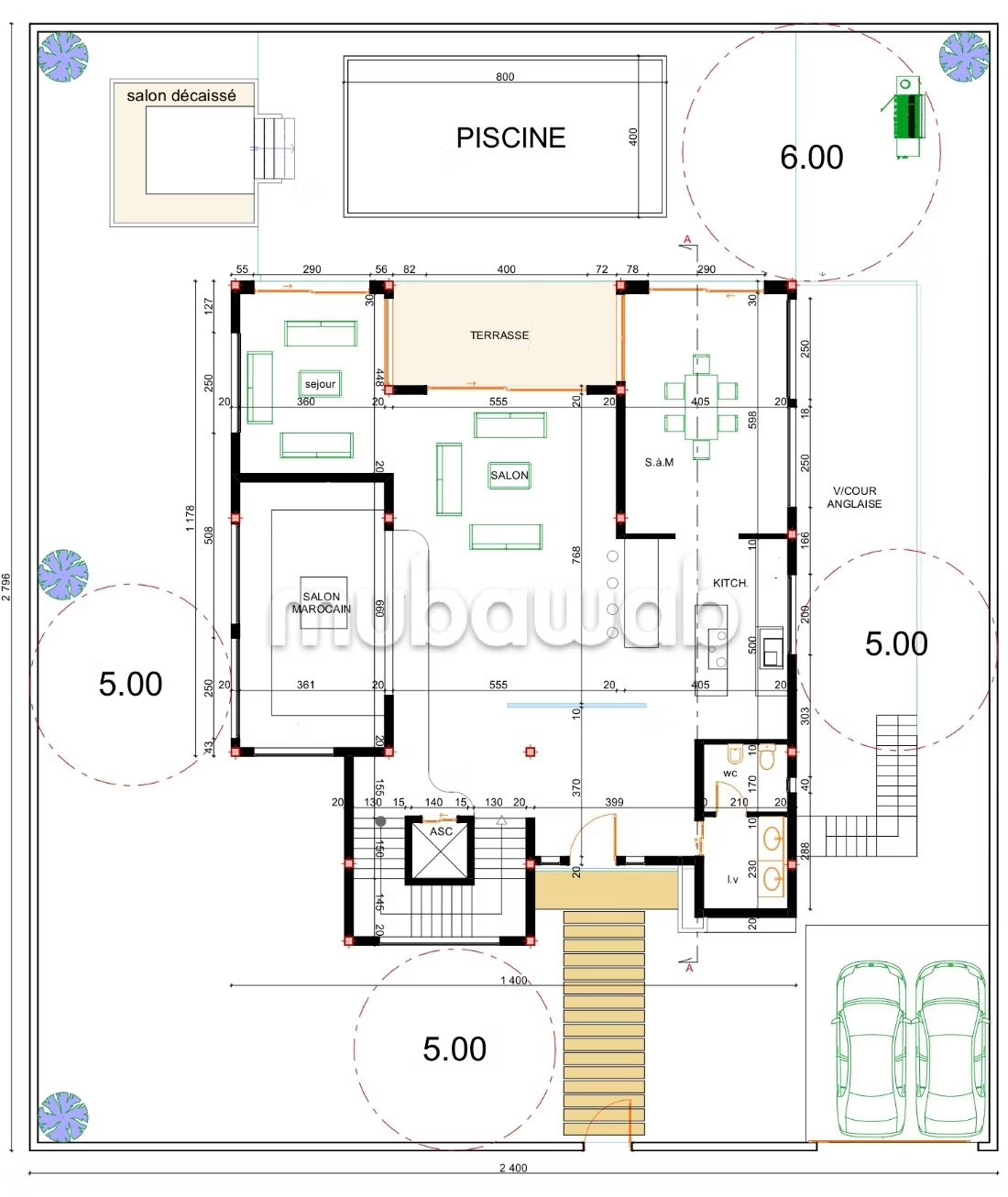 Villa 685 m² for sale in Marrakech — Photo 304