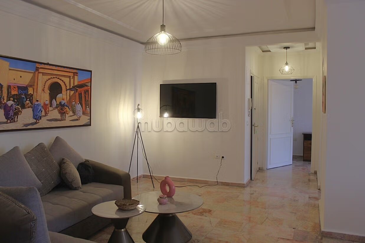 Apartment 80 m² for rent in Marrakech (Victor Hugo) — Photo 3