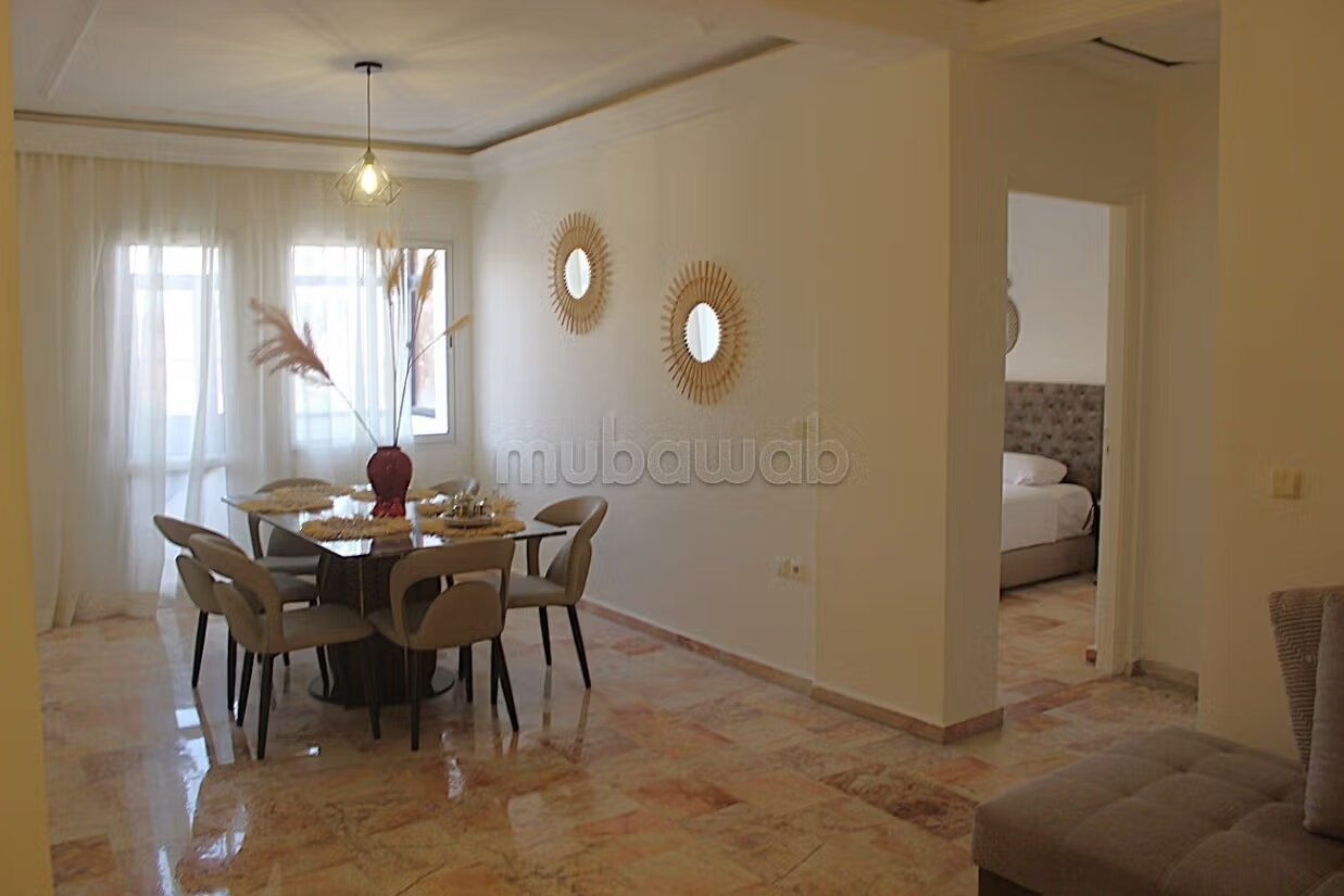 Apartment 80 m² for rent in Marrakech (Victor Hugo) — Photo 7