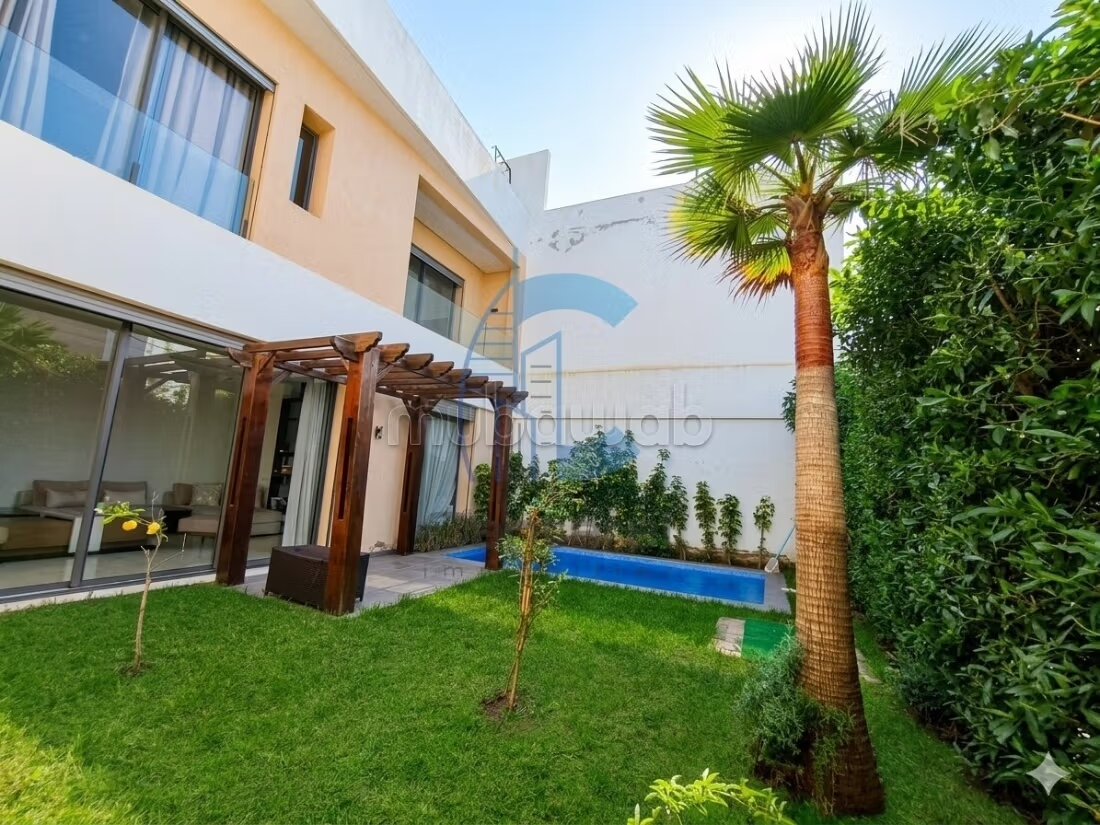 Fully furnished villa for rent – Front Beach, Dar Bouazza