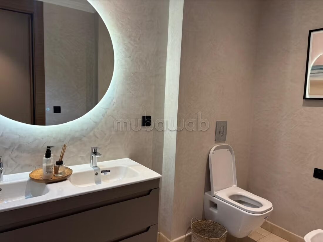 شقة 180 م² للإيجار في الرباط باسطين المنزه — Photo 5