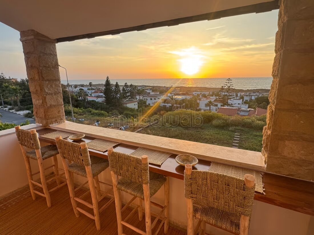 Villa with pool and panoramic ocean view - Harhoura