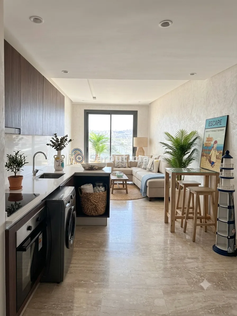 Appartement  Haut Standing à Louer à Malabata à Tanger 60 m²