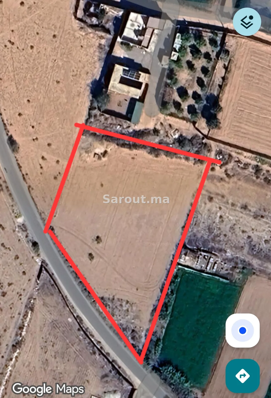 Terrain avec puits (titré) à أكادير
